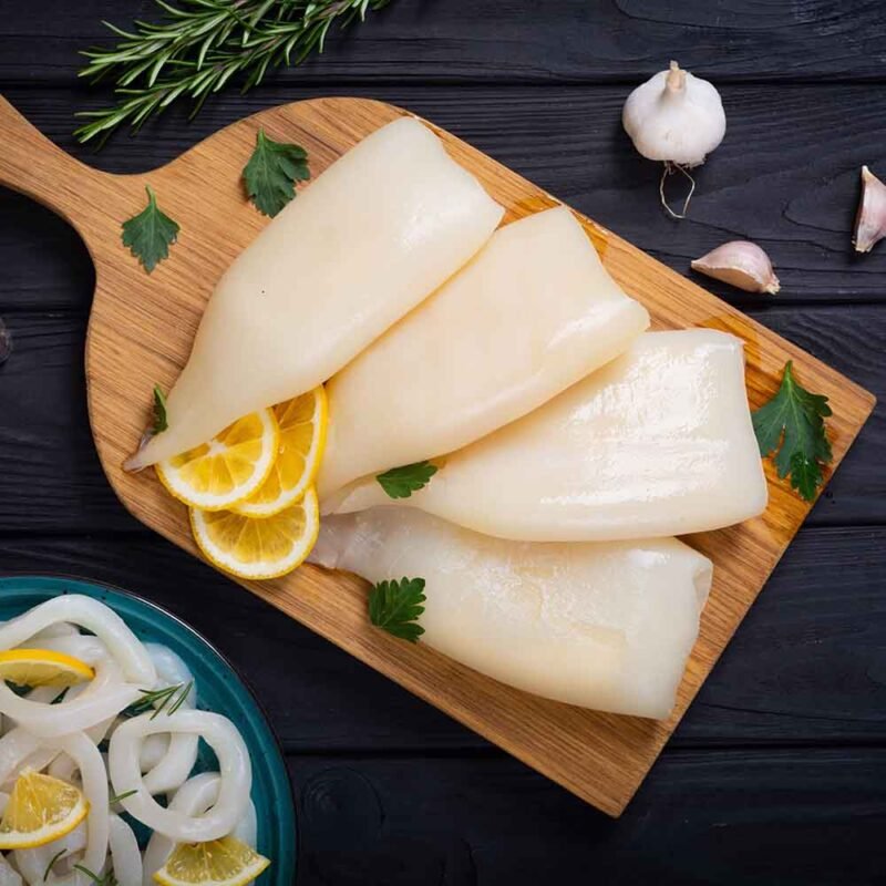 Frozen Squid Tubes (500 g, 1 kg)