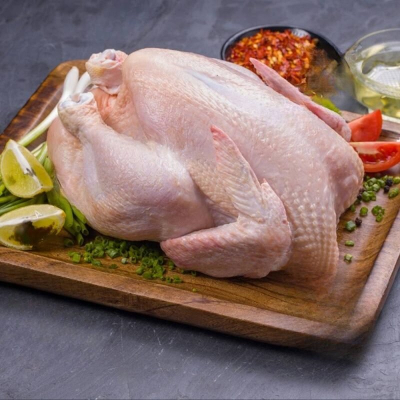 Fresh Dressed Broiler Whole Chicken (With Skin)