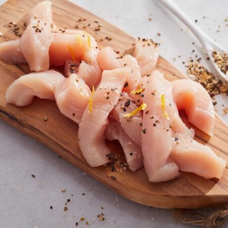 Chicken Boneless Strips Cut